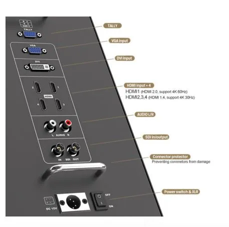 Moniteur Lilliput BM280-4K - 28 pouces Ultra HD - Vue complémentaire 1