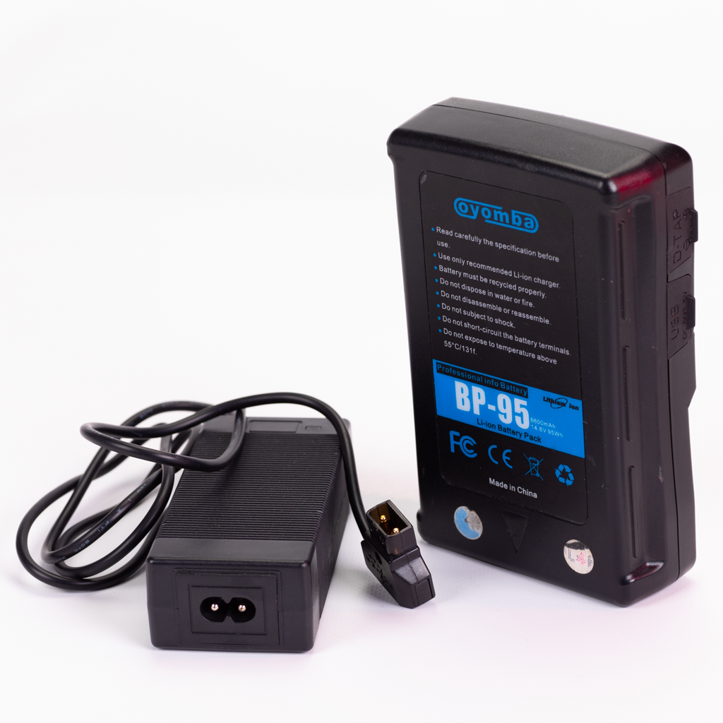 Batterie V-Mount BP95 avec chargeur D-Tap