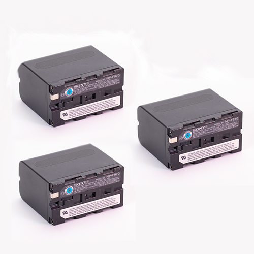 [ORA_t_2_062] Kit de 3 batteries NP-F970 avec chargeur double