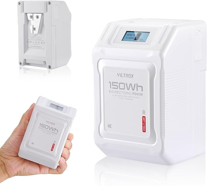 Kit de 2 batteries Micro V-Mount V150 Compact + chargeur D-Tap