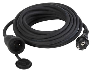 Rallonge électrique - 10 m, 2,5 mm², 2 sorties