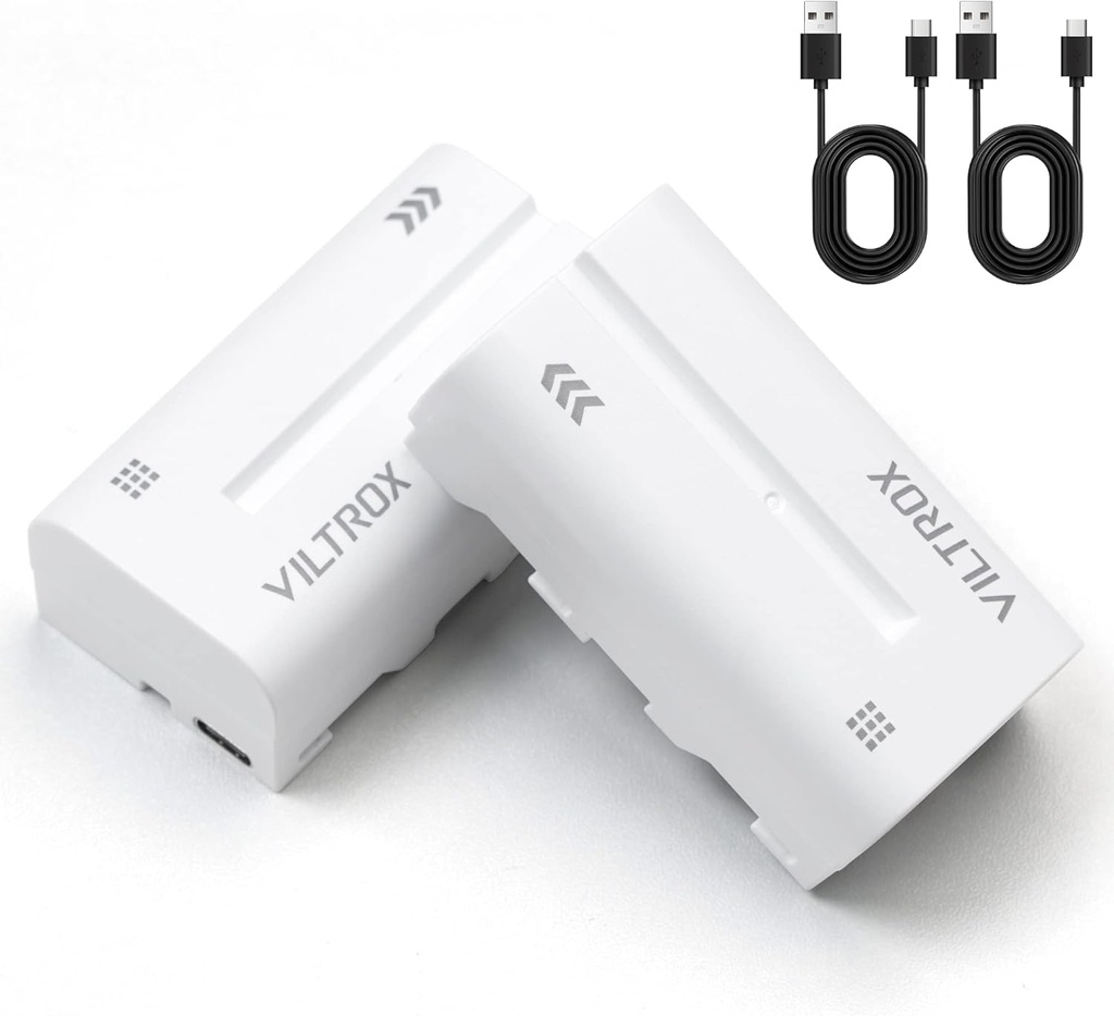 [NPF550SONYBAT] Batteries NP-F550 2 Pack 2200mAh 
