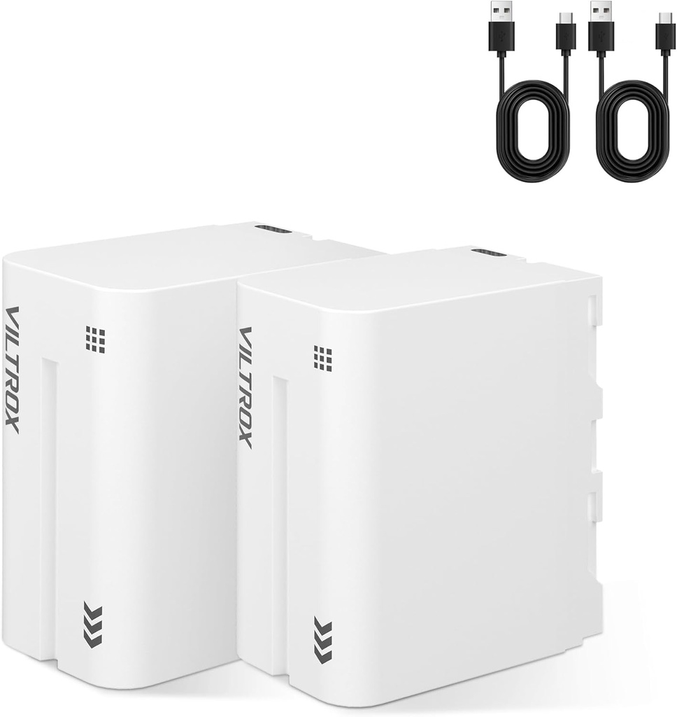 [NPF970SONYBAT] Batteries NP-F950 2 Pack 6600mAh