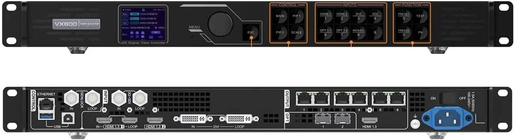 [NOVAVX600] NovaStar VX600 Pro – Contrôleur vidéo LED professionnel - Processeur