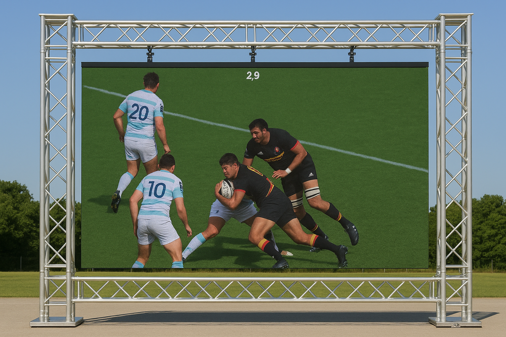 Ecran plein jour 15m2 500x300cm 16/9 Pitch 3,9mm