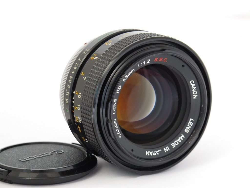 Objectif Canon FD 55 mm f/1.2 SSC