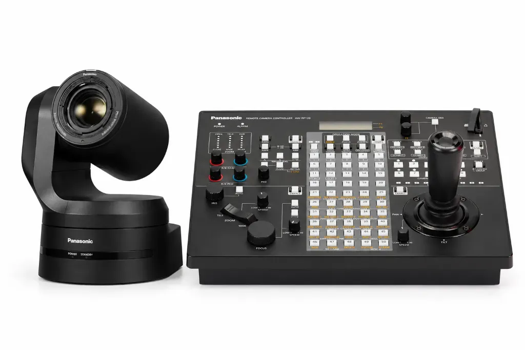Kit Tourelle : caméra PANASONIC AW-HE145 + pupitre de commande