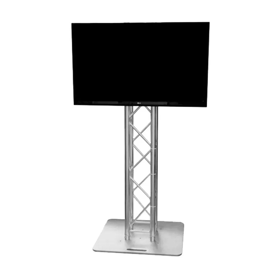 [TOTEM-TV-2M] Totem support TV - Structure aluminium 2 m