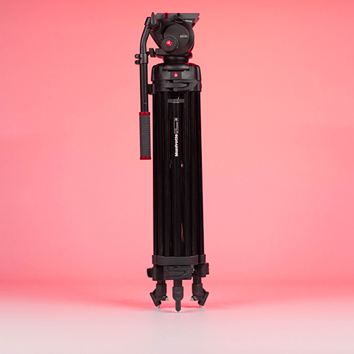 [JAU_e_2_077] Trépied vidéo Manfrotto avec tête fluide 504HDV