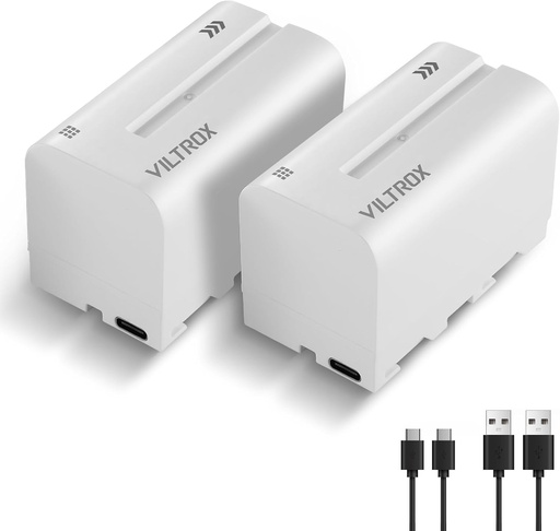 [NPF750SONYBAT] Batteries NP-F750 2 Pack 4400mAh